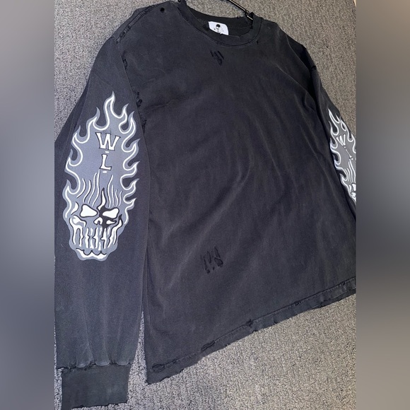 NWOT Warren Lotas Hand Painted Long Sleeve - Picture 7 of 11